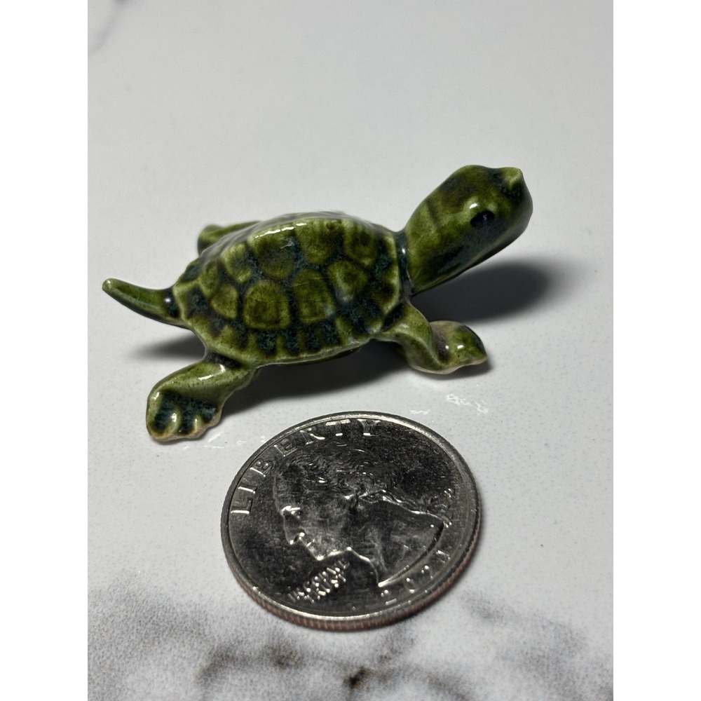Hagen-Renaker Miniature Turtle Figurine 1/2 inch #1